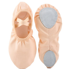 Women's Ballet Dance Shoes Cross Straps Lace Up Soft Sole
