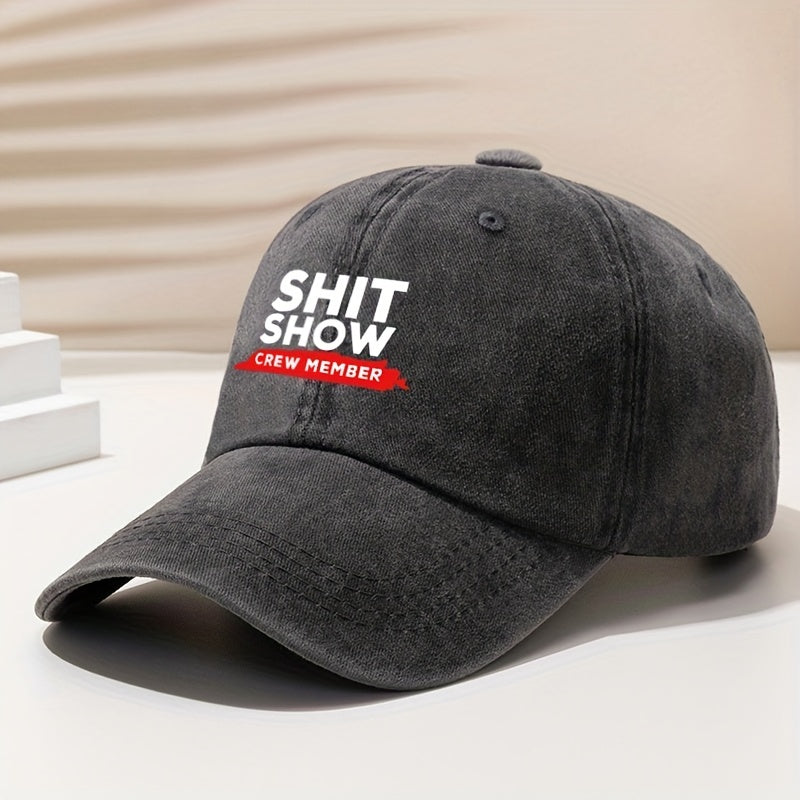 Soft Top Baseball Cap with Letter Embroidery for Outdoor Sport