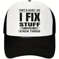 Men's Washed Sunshade Baseball Cap Adjustable Mesh Cap
