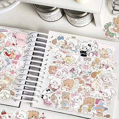 60pcs Animal Graffiti Stickers Waterproof for Notebook, Guitar, Skateboard