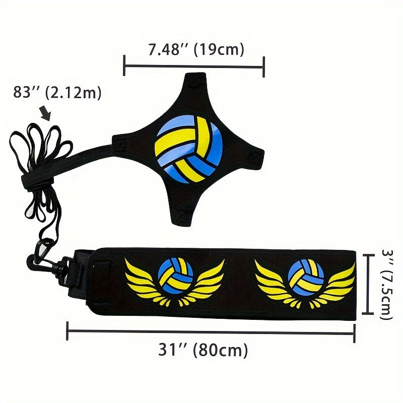 Volleyball Spike Training Belt with Hand Straps