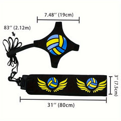 Volleyball Spike Training Belt with Hand Straps