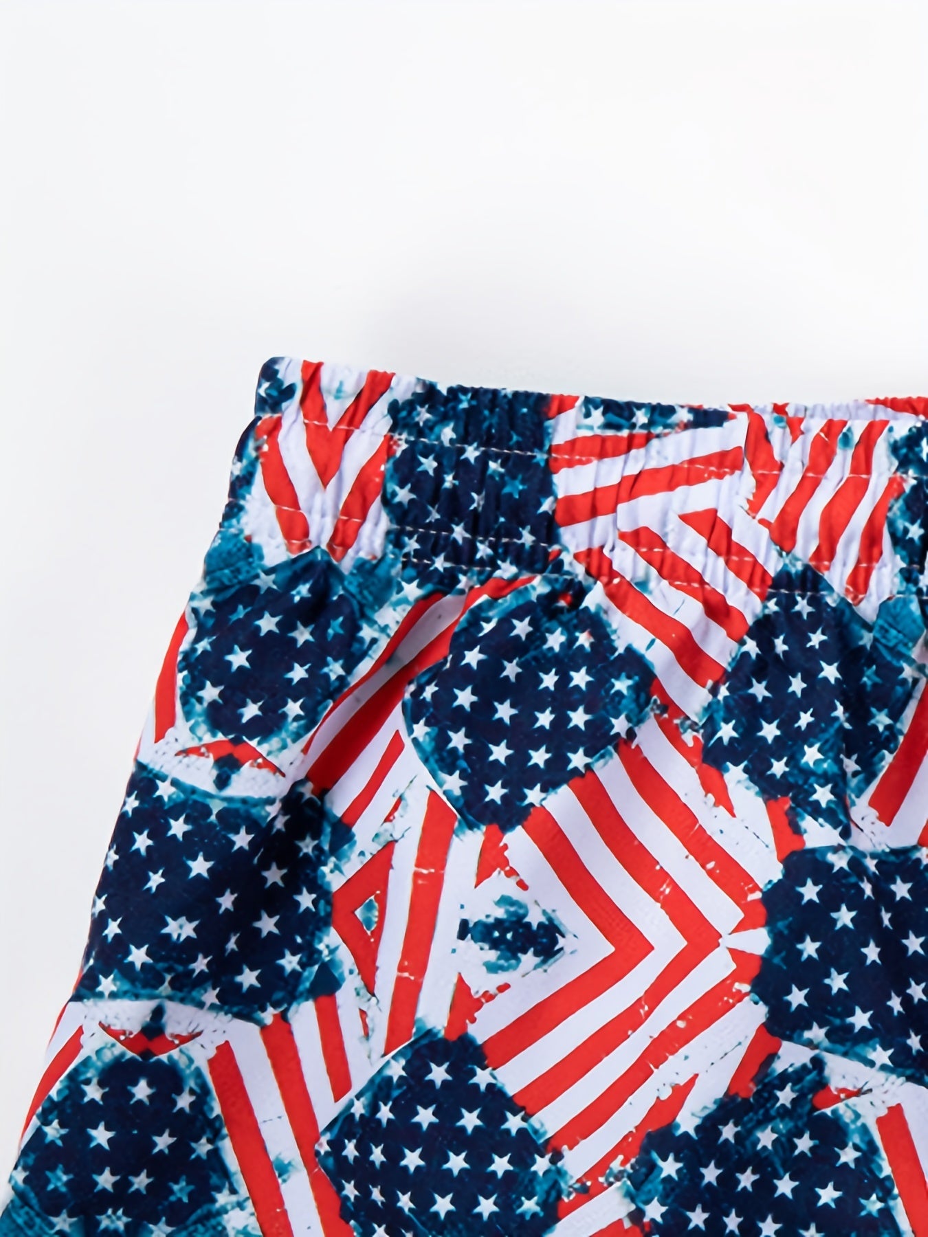 American Flag Men's Quick Dry Board Shorts With Pockets