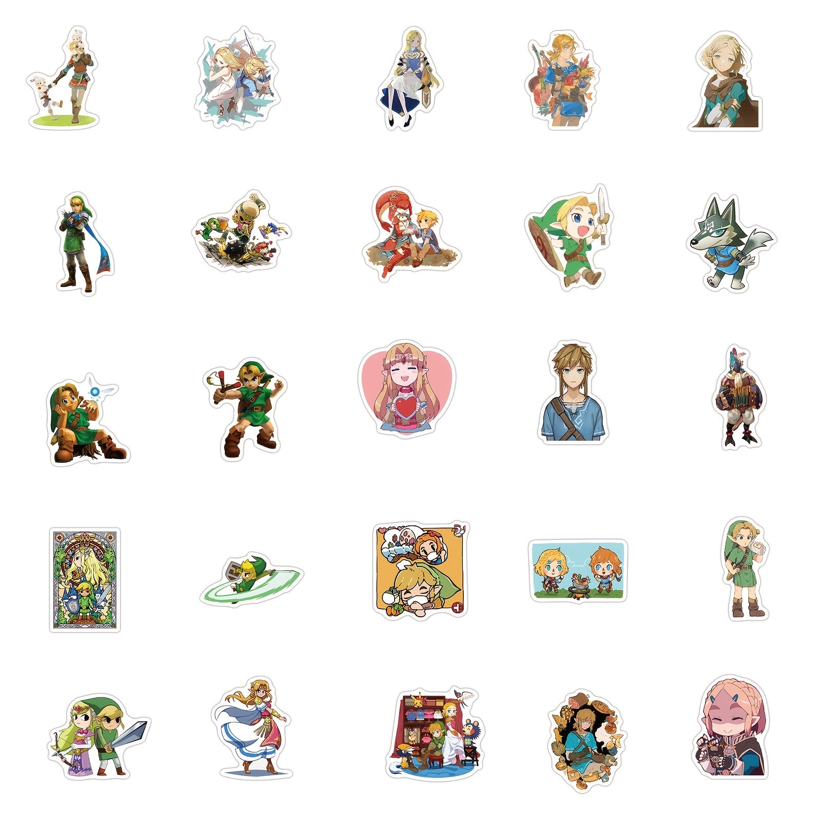 50pcs Cartoon Anime Waterproof Stickers DIY Creative Toys Laptop Skateboa