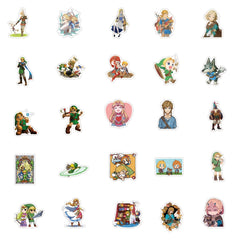 50pcs Cartoon Anime Waterproof Stickers DIY Creative Toys Laptop Skateboa
