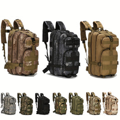 30L Outdoor Camo Backpack Waterproof Hiking Camping Bag