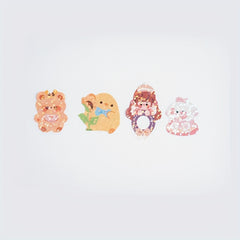 200 Unique Laser Stickers for Girls - Perfect for DIY Journals & Toys