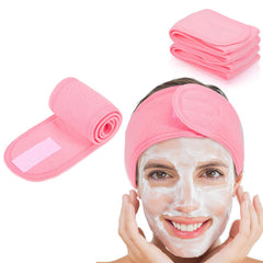 Coral Fleece Hair Band Soft Towel Head Band for Face Washing Shower Sports Yoga