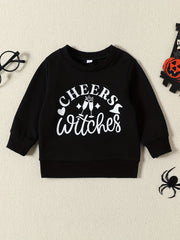 Halloween Boys CHEERS WITCHES Sweatshirt Party Pullover