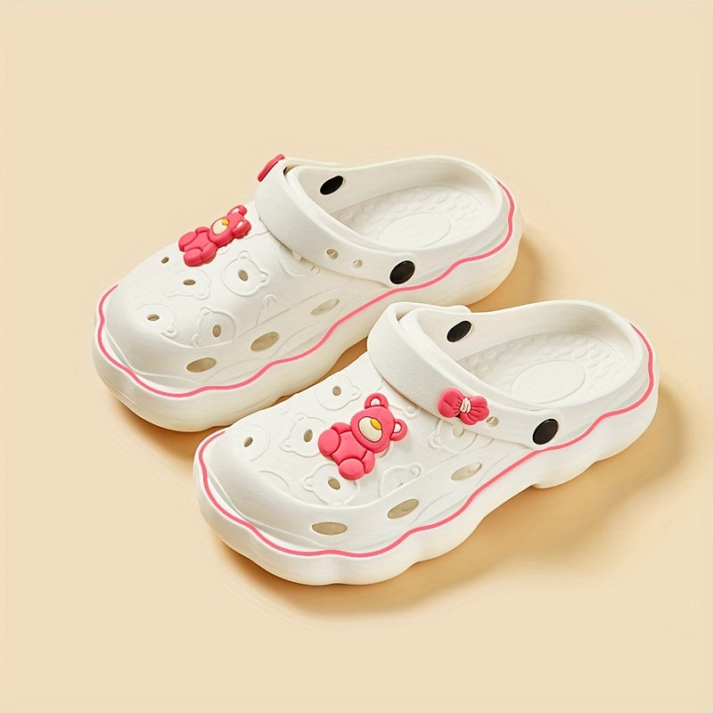 Women's Bear Garden Clogs Hollow Out Slide Shoes