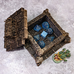 Skull Dice Box Dice Storage Dice Holder For Dice Collectors