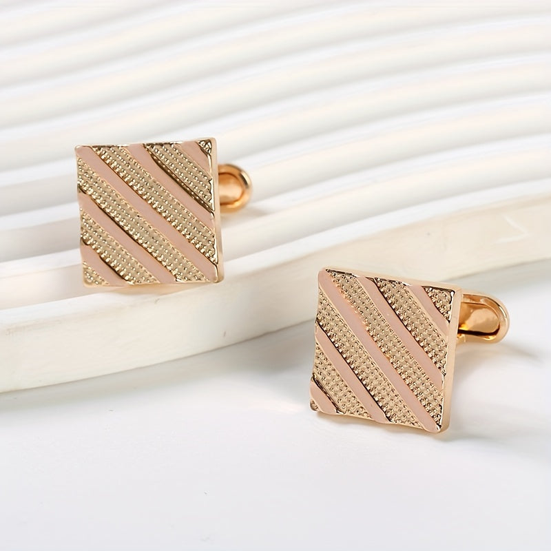 Crystal Cufflinks Wedding Party Business Gift
