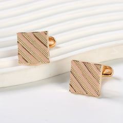 Crystal Cufflinks Wedding Party Business Gift