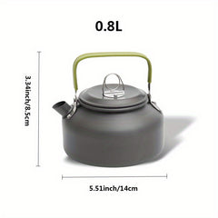 Portable Aluminium Kettle Teapot Camping Fishing Self-driving