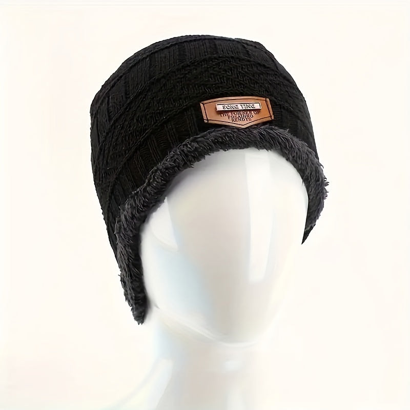 Winter Beanie Hat Breathable Knitted Hat For Men And Women