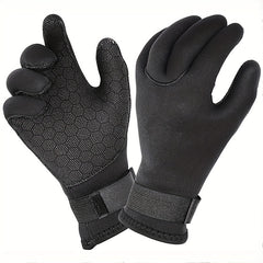 Neoprene Diving Gloves Five Finger Warm Wetsuit Winter Gloves