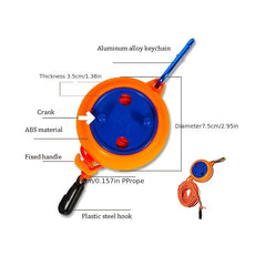 Portable Retractable Clothesline 8m Elastic