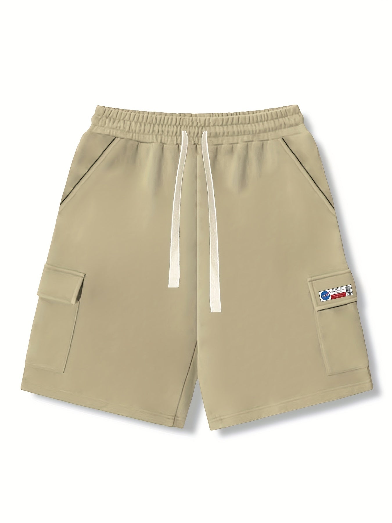 Men's Comfy Elastic Waist Cargo Shorts for Summer
