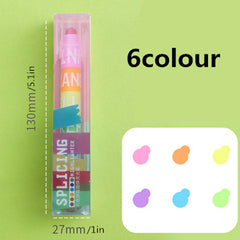 2 Sets Fluorescent Highlighter Pens 12 Set Solid Colors Card Books