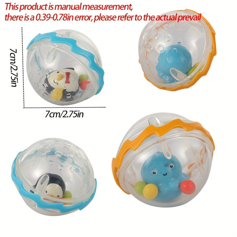 Baby Bath Splashing Training Shaking Ball Hand Grab Ball Toy