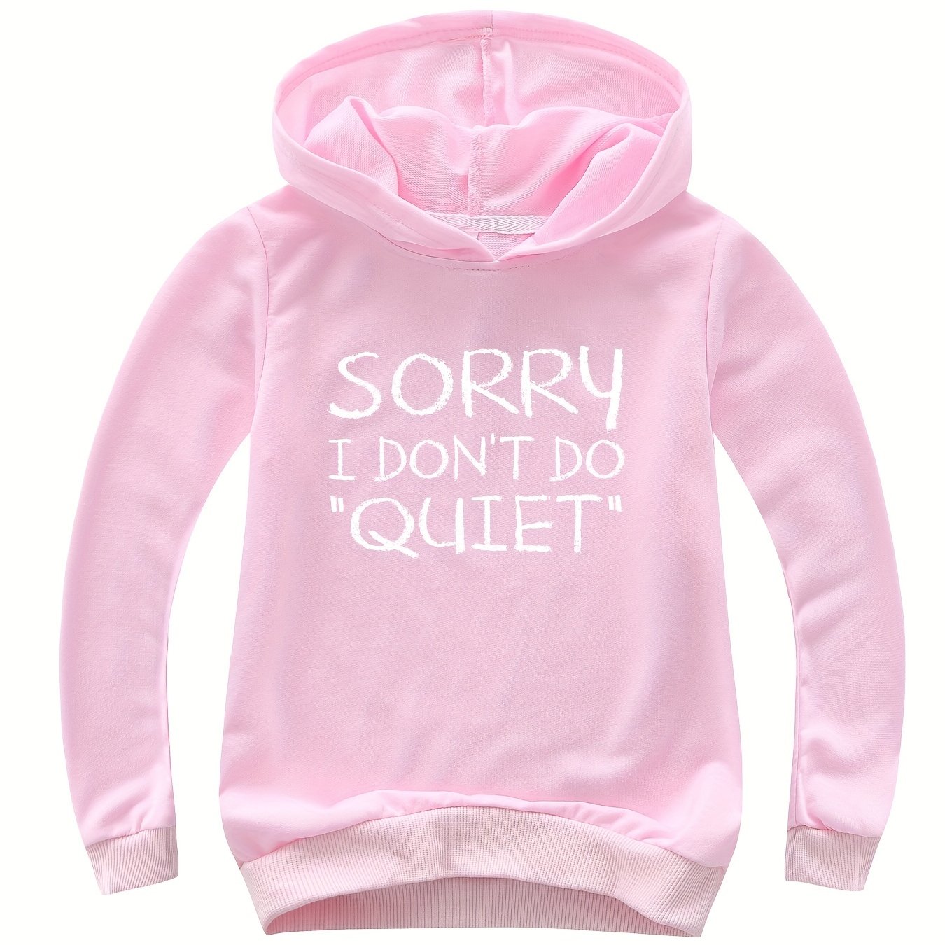 Fun Letter Print Kids Hoodie for Boys and Girls