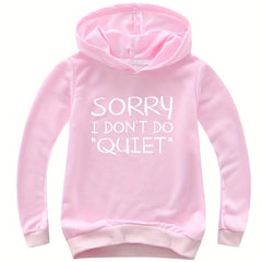 Fun Letter Print Kids Hoodie for Boys and Girls