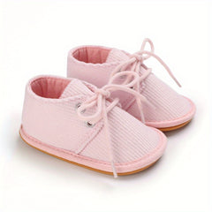 Casual Lace Up Boots For Baby Boys And Girls Lightweight Non Slip Walking Shoes