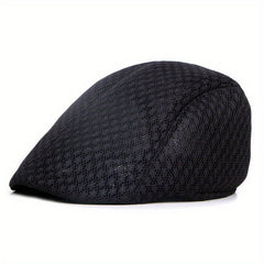 Mesh Breathable Flat Cap Newsboy Hats Sun Protection Visor Hat