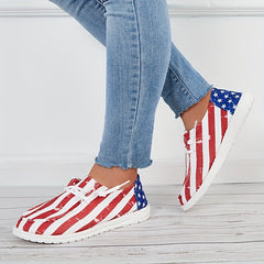 Women's Star Spangled Canvas Sports Shoes