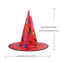 12pcs Halloween Hat Witch Hat Masquerade Magic Wizard Hat