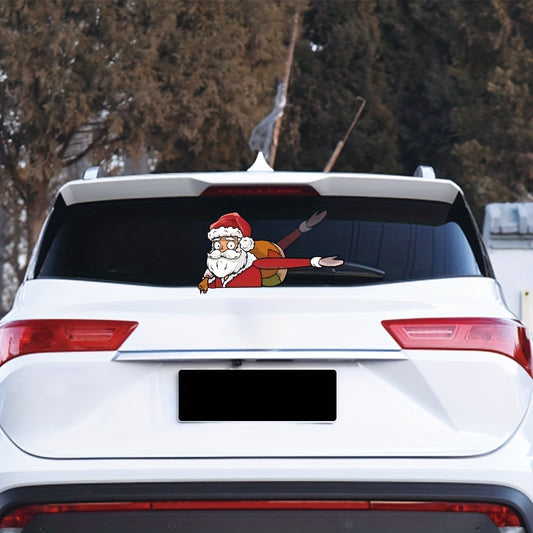 Christmas Car Decoration Sticker Funny Waterproof Self adhesive