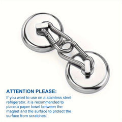 D42 Strong Neodymium Magnet Hooks 72 57KG with Swivel Carabiner Hook