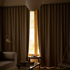 Cream Blackout Curtain for Home Decor