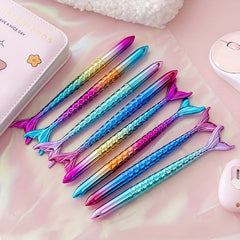 3pcs Mermaid Gel Pens Fun Creative Stationery Supplies for Home School Office