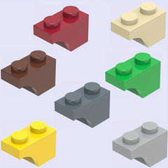 Halloween Building Blocks 20pcs Set Unilateral Bridge & 12pcs Floor Bricks