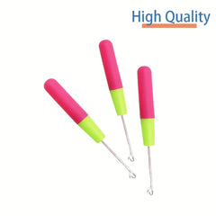 6pcs Latch Hook Tool Set for Hair Extensions & Carpets