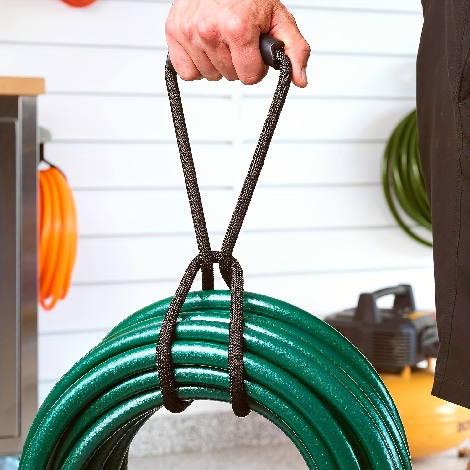 3pcs 24in Storage Strap With Handle Extension Cord Organizer