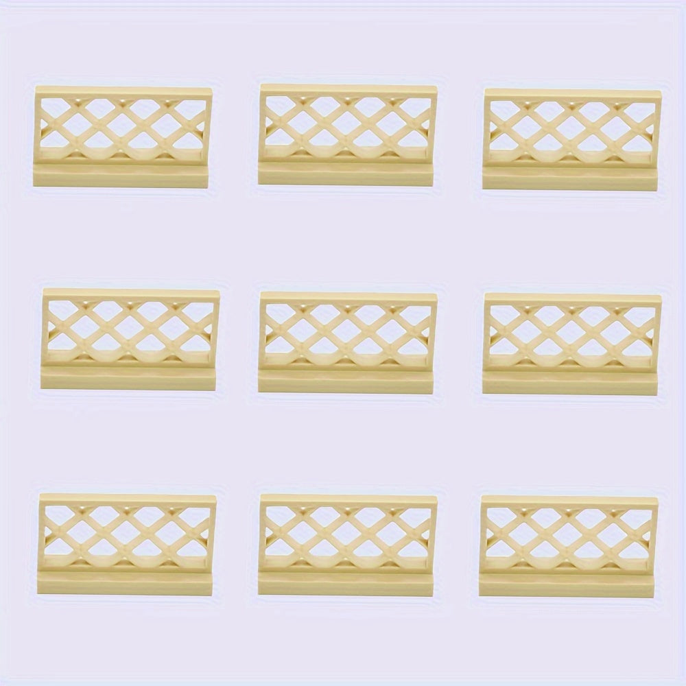 9pcs Farm & Garden Building Blocks Set DIY Animal Scene Bridge Ranch Fence Net
