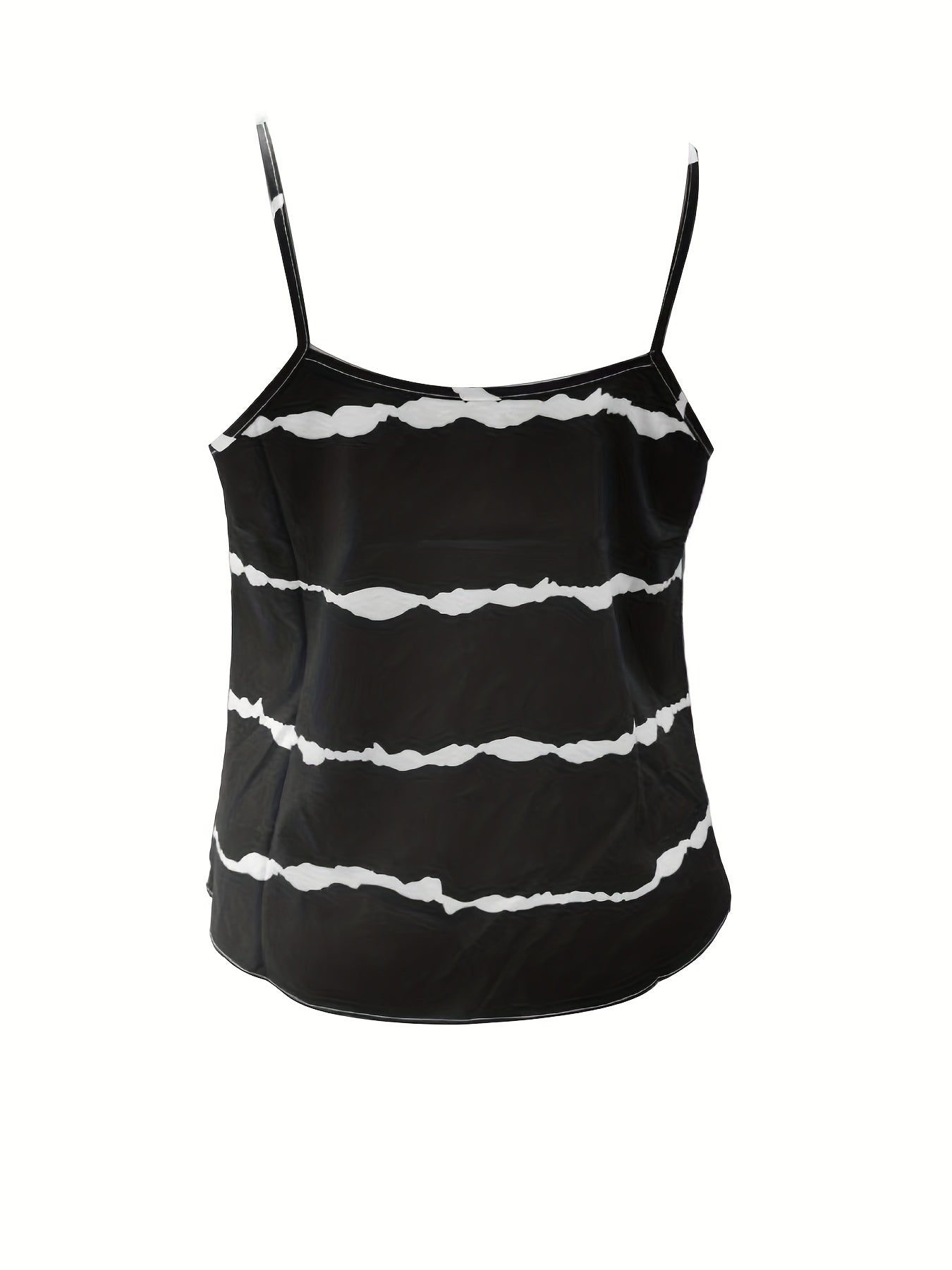 Striped V Neck Cami Top
