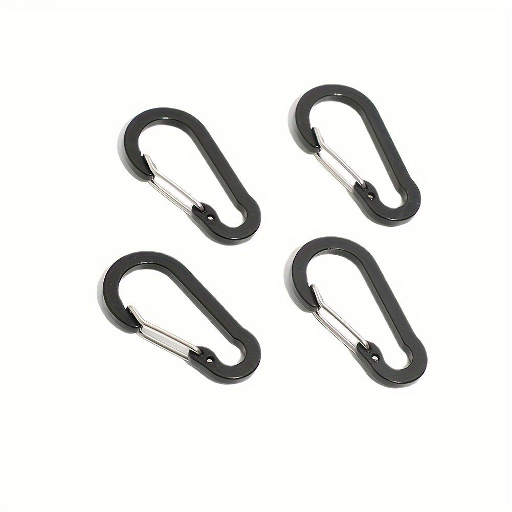 6pcs Metal Carabiner Aluminum Alloy Survival Buckle for Camping Hiking