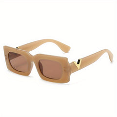 Y2K Rectangle Sunglasses Anti Glare UV400