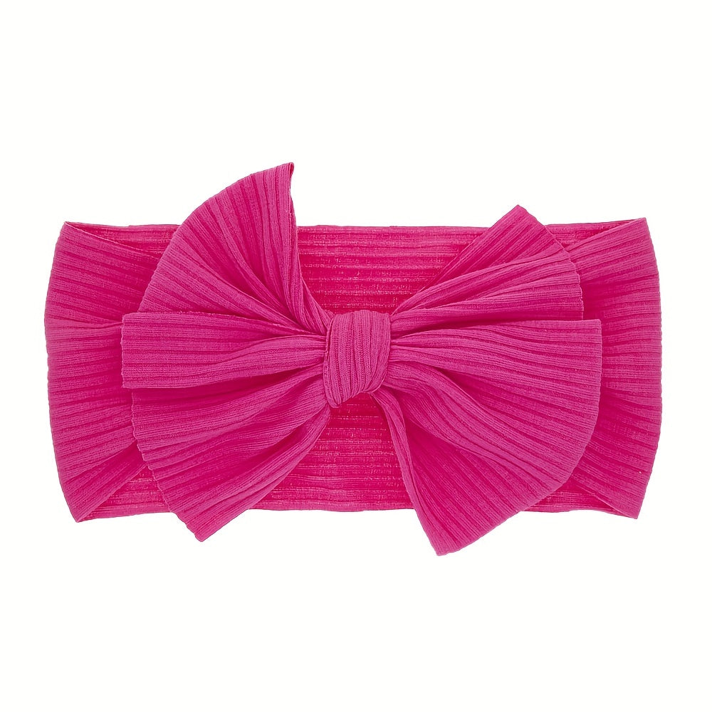 5pcs Soft Knotted Headband Bow Hairband for Girls Kids Baby