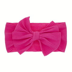 5pcs Soft Knotted Headband Bow Hairband for Girls Kids Baby