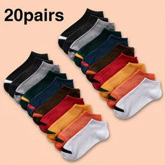 10 20 30 Pairs Ankle Sports Socks Soft & Lightweight Women's Stockings