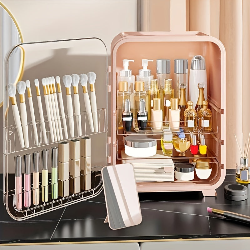 Makeup Organizer Large Capacity with Brush Holder