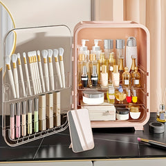 Makeup Organizer Large Capacity with Brush Holder