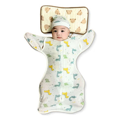 Ultra Soft Infant Sleeping Bag 0-6 Months with Bear Hat