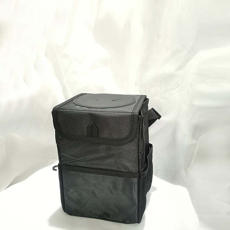 Car Trash Can Car Storage Bag Oxford Cloth Washable Folding