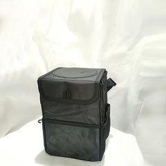 Car Trash Can Car Storage Bag Oxford Cloth Washable Folding