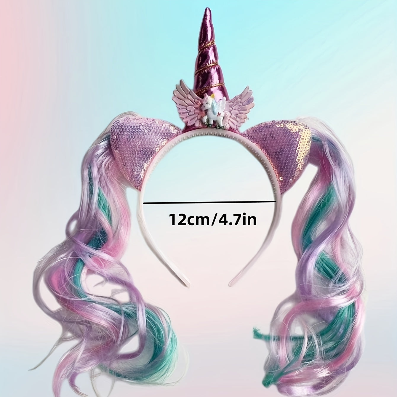 Unicorn Birthday Headband for Girls